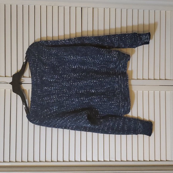 GAP Navy Speckled Knit Pullover - Picture 5 of 6